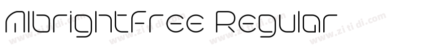 Albrightfree Regular字体转换 Albrightfree Regular字体转换